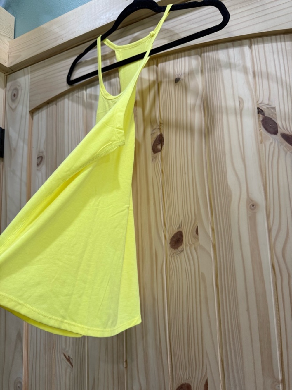 Yellow Racerback Tank Top - Picture 3 of 6